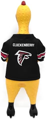 Littlearth NFL Team Rubber Chicken Pet Toy - Officially Licensed Teams