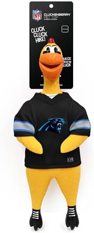Littlearth NFL Team Rubber Chicken Pet Toy - Officially Licensed Teams