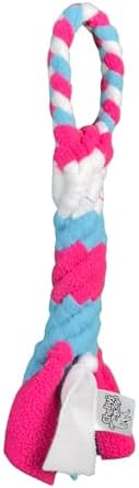 Patented Fleece Tug Toy for Dogs (Blue)