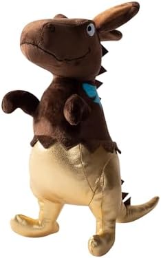 Fringe Studio Plush Dog Toy, Choc-A-Saurus Rex, Pet Shop Collection (314128)
