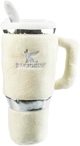 Haute Diggity Dog Snuggly Cup Plush Dog Toy Tumbler Parody Stuffed Chew Toy