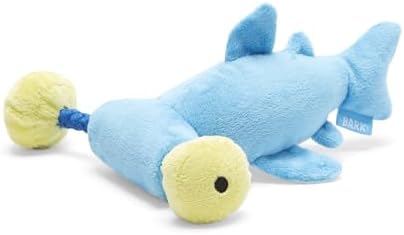 BarkBox Hammerin' Hank the Shark Dog Toy - Toy for Small to Medium Dogs