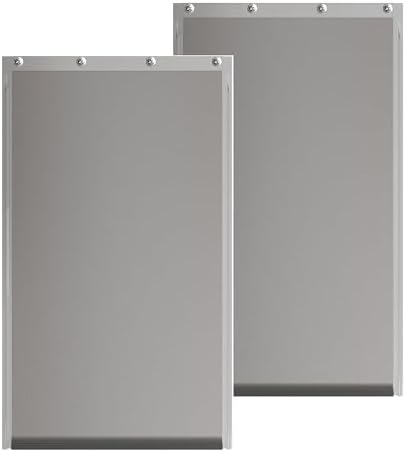 2-Pack Medium Dog Door Replacement Flaps with Screws