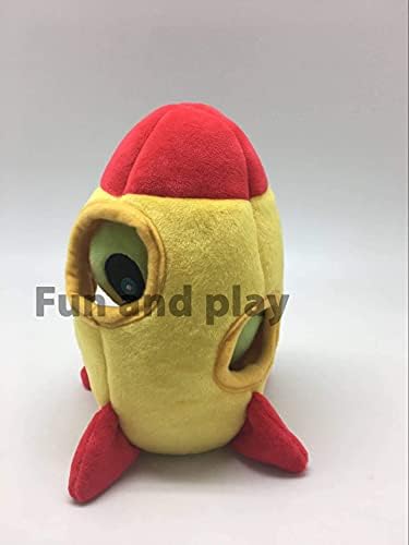 MODERN WAVE - Interactive Squeaky Plush Hide and Seek Squirrel Type Puzzle Toy for Dogs, Small Size (Spaceship and Aliens)
