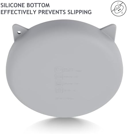 Coomazy Slow Feeder Cat Bowl Silicone Pet Puzzle Feeder for Slow Eating