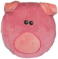 Multipet 43209-1 Sub-Woofer Squeaking Pig Toy, 7", Pink