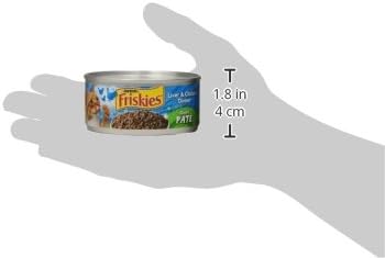 Friskies Purina Wet Cat Food Pate, Liver and Chicken Dinner - 5.5 oz. Cans (Pack of 48)