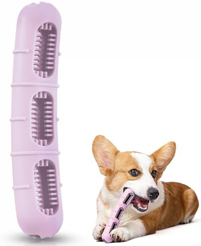 Bite and Brush Dog Chew Toy for Puppy Teeth Cleaning