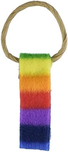 CAT Dancer Products Cat Chaser with Colorful Fleece, Interective Toy for Exercise (Pack of 6), 4 x 1.5 x 1 inches