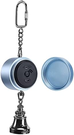 Colorday Bird Toys Parrot Talking Coach & Interactive Voice Bell for Parakeet, African Grey, Amazon Parrots, Quaker, Cockatiel, Conure (Blue)
