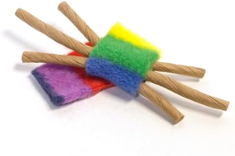 Cat Dancer Whisker and Interactive Toy Combo - Fun and Fitness for Your Furry Friend - Engaging Paper Wand and Whisker for Playful Cats