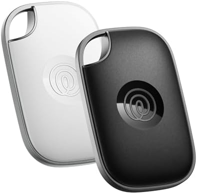 Life360 Tile Pro - Powerful Bluetooth Tracker, Key Finder and Item Locator for Keys Bags, and More. Both iOS and Android Compatible. Phone Finder. 2-Pack (Black/White)