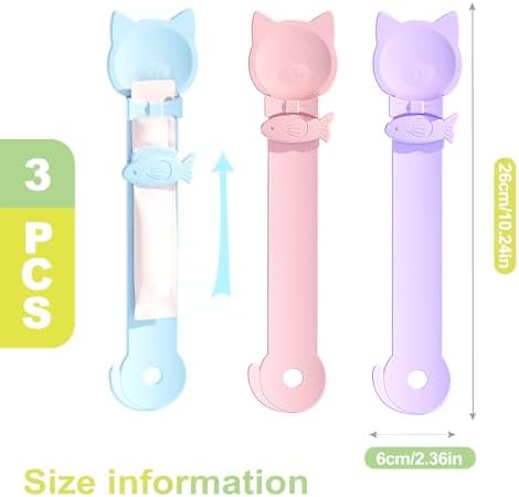 3 Pack Cat Treat Squeeze Spoon for Wet Food Lickable Treats Dispenser Cat Feeding Spoon Plastic Pet Feeding Tool for Liquid Snacks Grooming Training Reward