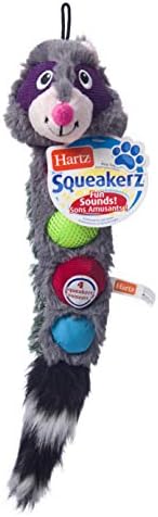Hartz Squeakerz Stuffing-Free Plush Woodland Animal Dog Toy