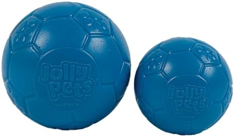 Jolly Pets Mini Soccer Ball Dog Toy, 3 in, Ocean Blue - Durable