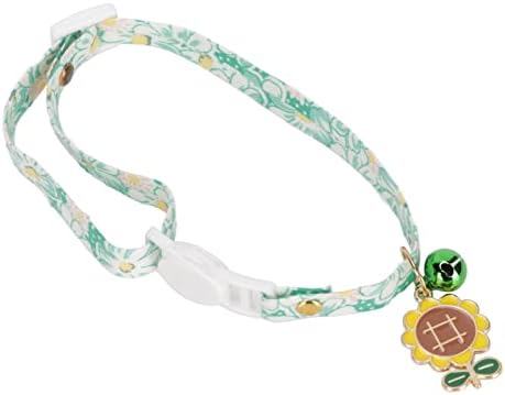Collars 6 Pack Adjustable Pet Collar with Cute Bell for Small Animals