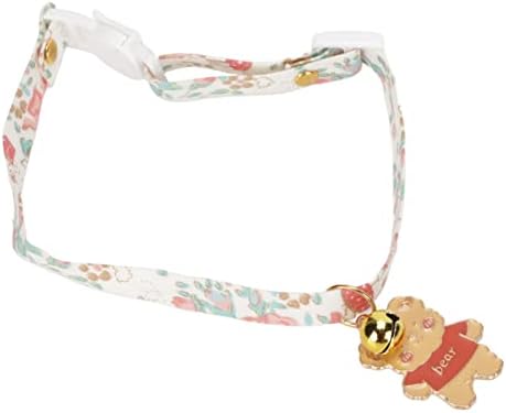 AYNEFY 6 Pack Adjustable Pet Collar with Cute Bell for Small Animals Cats