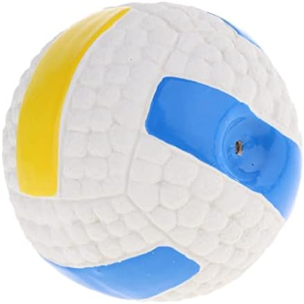 Squeaky Dog Toy Volleyball, Foot Toy for Medium and Large Dogs, Interactive Dog Ball Toy for Chewing, Fetch, Playtime and Outdoor Training, Pet Sound Toy for Dogs