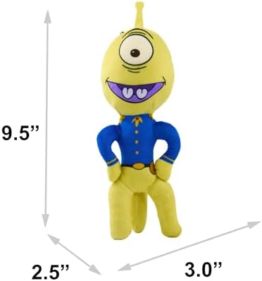 Buckle-Down Disney Dog Toy, Lilo and Stitch Pleakley Smiling Full Body Standing Pose Pet Toy, Plush