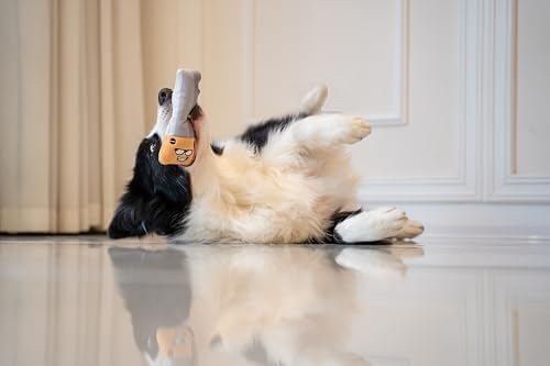 Squeaky Dog Plush Toy, Tools Bite_Stick Collection, 8", for Small and Medium Dogs (Hand Saw, Small)