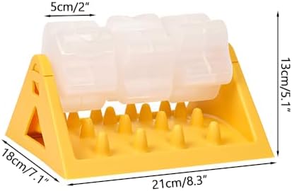 Dog Treat Dispenser, 360° Rotatable Cat Puzzle Toys Easy Cleaning Pet Slow Feeder Bowl, Interactive Toys for Dogs Cats