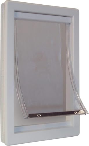 Ideal Pet Products Designer Series Plastic Pet Door with Telescoping Frame, Small, 5"" x 7" Flap Size