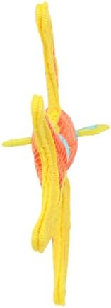 Tuffy® - DuraForce® : Jr Angel Fish Dog Toy: Ultra Durable Plush Toy with Multiple Layers & Reinforced Seams, Washable and Floats, DuraForce® Construction