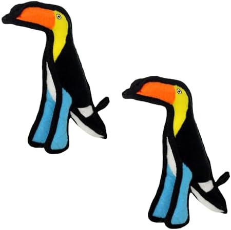 TUFFY® 2 Pack Toucan Ultra Durable Plush Dog Toys