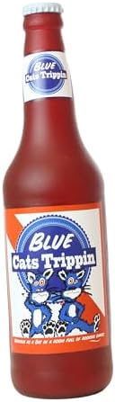 SILLY SQUEAKERS Tuffy Beer Bottle Dog Toy: Squeaky Dog Toy, Washable and Floats, Vinyl