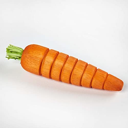 Kaytee Bunny Flip-N-Toss Toy Carrot for Rabbits, Guinea Pigs, and Other Small Animals (Pack of 2)