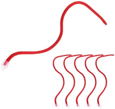 6 Pcs Red Cotton Thread Interactive Cat Toy Ball Replacement Ropes