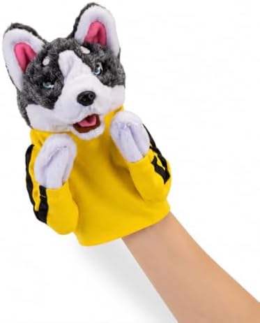 Dog Boxing Hand Puppet Squeaky Chew Toy, Interactive Pet Play Gift