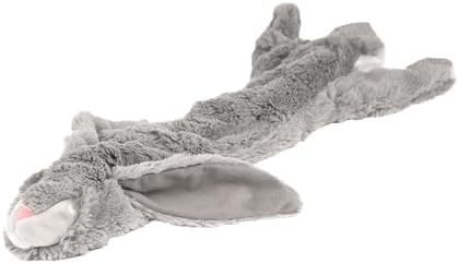 Jeffers Pet Thinnies, 21" | Unstuffed with Squeaker and Rope | Rabbit