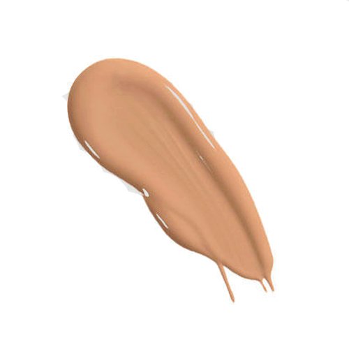 Palladio Powder Finish Liquid Foundation, Natural Matte Appearance, Reduces Fine Lines, Covers Large Pores, Hides Imperfections, All Day Wear, Sheer to Medium Coverage, In the Buff