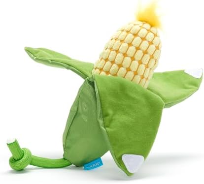 BarkBox Corn on the Slob Dog Toy - Toy for Medium Dogs