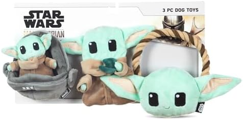 STAR WARS for Pets The Child Inch Cradle Dog Toy Multipack, 3 Pc