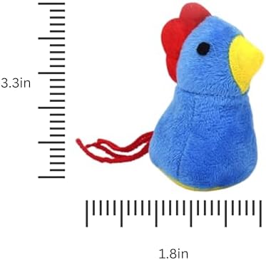 Catnip Cat Toy, 2 Pack Chicken Bird Interactive Chew Kicker Toys, cat Toys for Indoor Cats, Boredom Relief Kitten Exercise, Soft Durable for All Breed