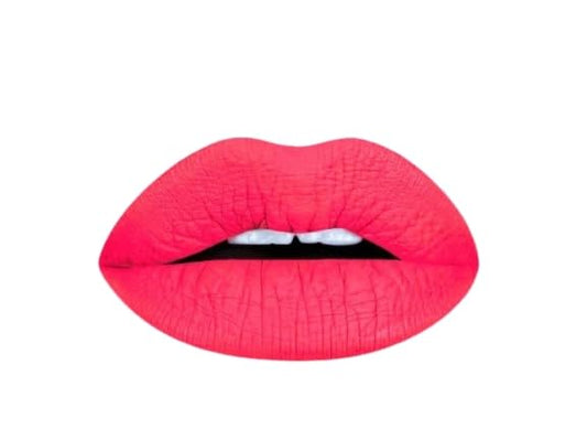 Aromi Matte Liquid Lipstick | Long-lasting, Bright Peachy Coral Lip Color, Vegan, Cruelty-free, Gluten Free Waterproof (Neon Peach)
