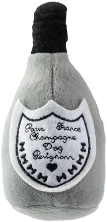 Haute Diggity Dog Perignonn Champagne Plush Dog Toy, Wine Parody Chew Toys