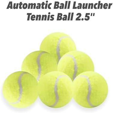 PetPrime 6PCS 2.5" Tennis Balls, Suitable for Max Dog Automatic Ball Launcher Interactive Dog Fetch Toy Pet Ball Thrower Throwing Game Launcher