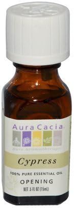 AURA CACIA ESSENTIAL OIL,CYPRESS, .5 FZ12