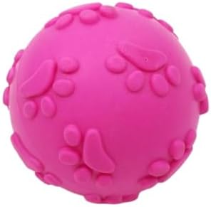 Dog Teeth Cleaning Ball – Interactive Molding Toy for Pet Dental Health, Durable Bite-Resistant Rubber, Treat Dispenser for Aggressive Chewers & Puppy Training (red)