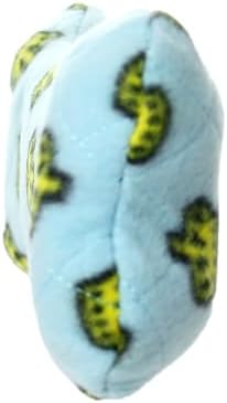 MIGHTY- No Stuff Bone-Blue– Squeaky Plastic Core. 2-in-1 Toy. Made Durable & Floats, Strong & Tough. Interactive Play Dog Toy (Tug, Toss & Fetch)