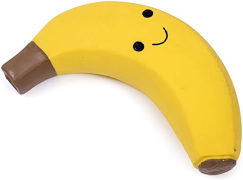 Petface Latex Banana Soft Chew Dog Toy, Large (Pack of 1)