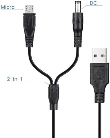 2-Pack Charger Cord for Bousnic Dog Shock Collar RS2A and RS2B