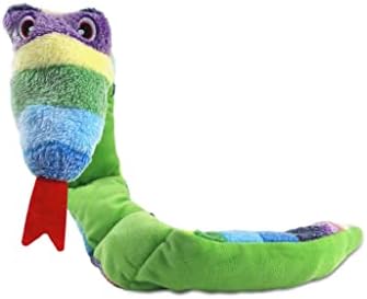 Bow Wow Pet Squeaky Snake Dog Toy - Tug, Fetch & Teasing Toy - 35 Inches