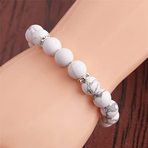 Healing Bracelet For Women Anxiety Crystal Bracelet Chakra Beaded Bracelets Rose Quartz Crystals And Healing Stones Yoga Bead Bracelet Calming Stretch Bracelet Stress Relief Gifts For Women