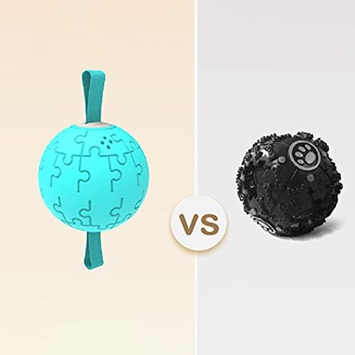 Squeaky Dog Toy Treat Dispenser Indoor Squeak Dog Toy Interactive Dog Toy Ball for Running, Small Medium Large Dogs, Aggressive Chewers