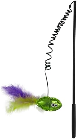 Mad Cat SAS-Sea Wand Catnip and Silvervine Teaser Cat Toy for Hunting Play