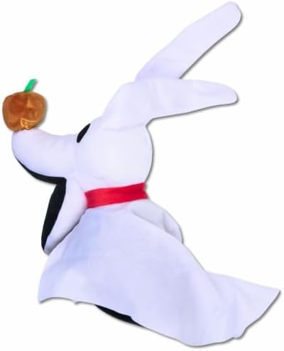 Buckle-Down Disney Dog Toy, The Nightmare Before Christmas Zero Pose Pet Toy, Ballistic Nylon Plush